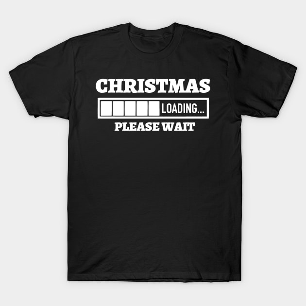 Matching Family Christmas Loading Please Wait T-Shirt by mo designs 95